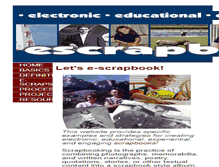 Tablet Screenshot of escrapbooking.com